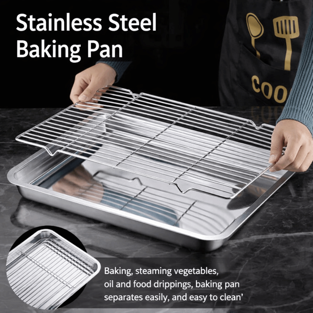 Kitchen Oven Baking Pans - Teglia da Forno Portatile Antiaderente in