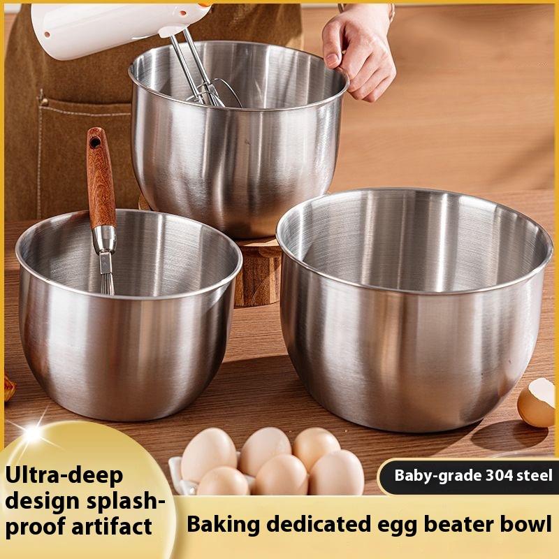Kitchen Baking Containers - Ciotola per mescolare in acciaio inossidabile