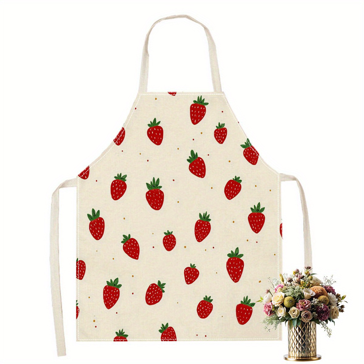 Baking Kitchen For Kids - Grembiule con Motivo Fragola, per Cucina,