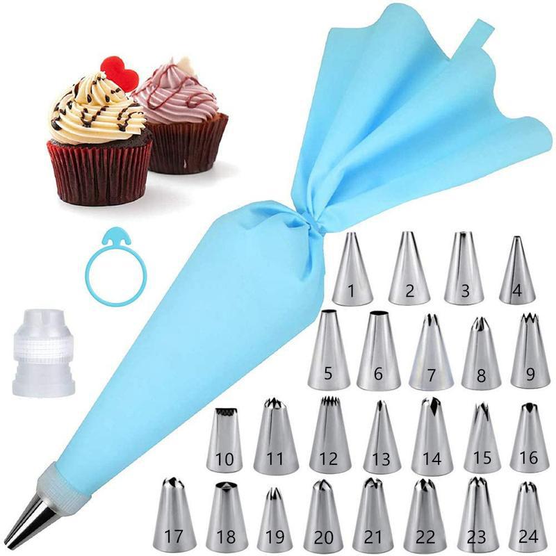 Kitchen Baking Equipment - Set di ugelli per decorazione torte,
