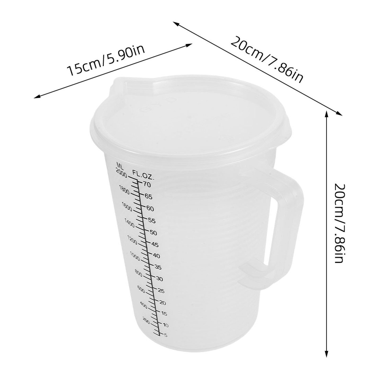 Tazze dosatrici da 2,0 litri c - Kitchen Baking Containers recensione e prezzo