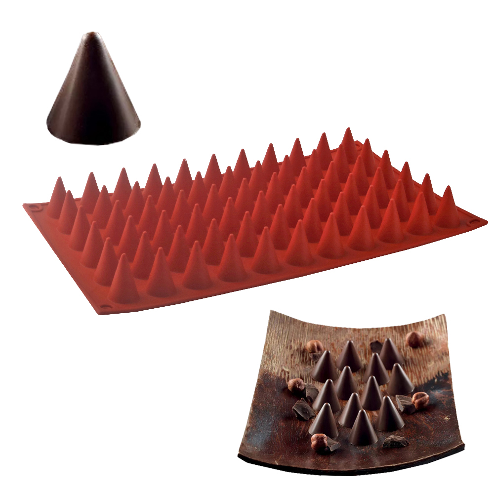 Stampo per cioccolato cono a 6 - Silicone Cake Mold recensione e prezzo