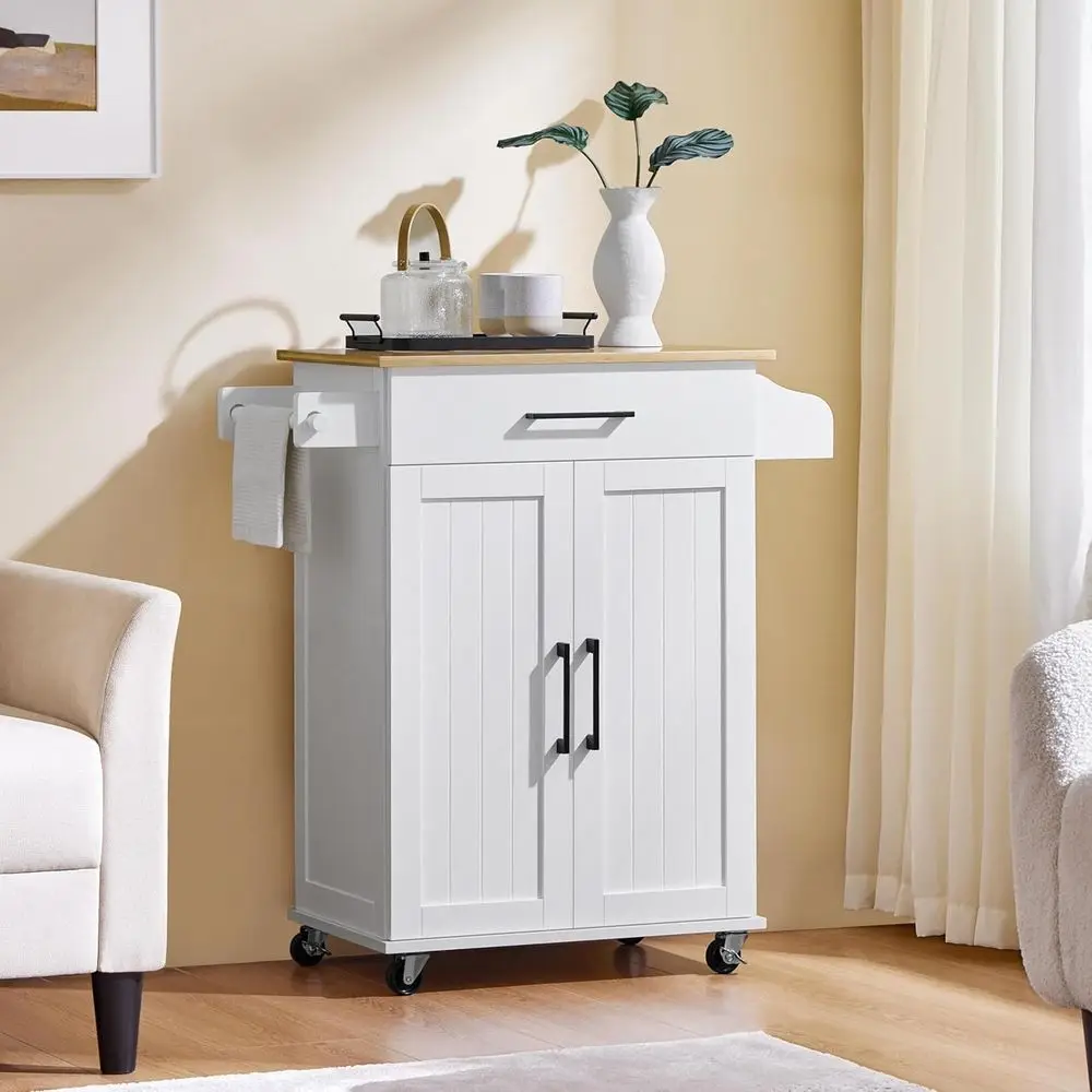 Carrello da Cucina Bianco con  - Kitchen Queen recensione e prezzo