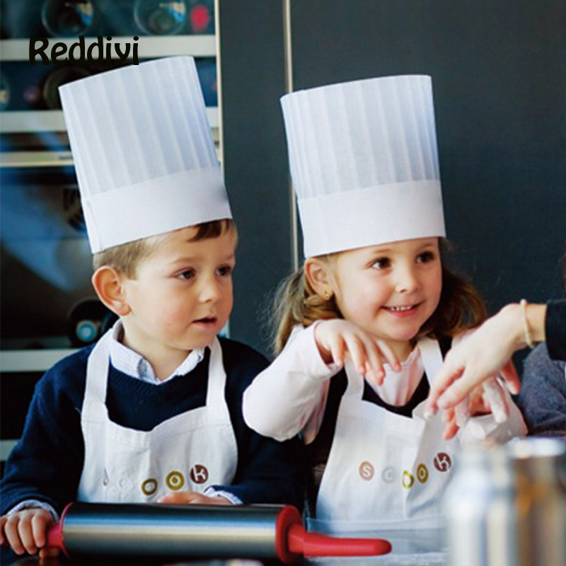 10 Pce Kids Kitchen Hats Kinde - Baking Kitchen For Kids recensione e prezzo